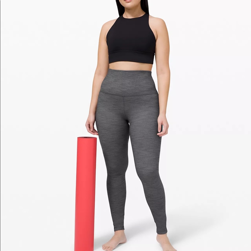 Lululemon Super High Rise Size 4 EUC Herringbone